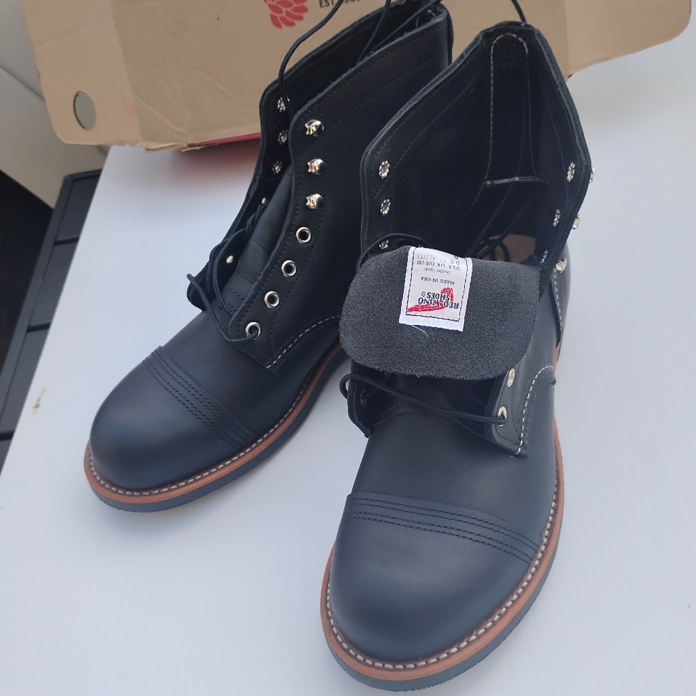 Red Wing Shoes - Iron Rangers 6-inch Black Harness Leather Boots